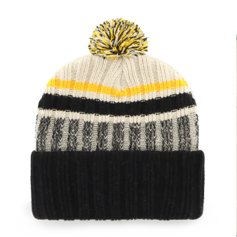 Boston Bruins zimní čepice Long Range 47 Cuff Knit Natural