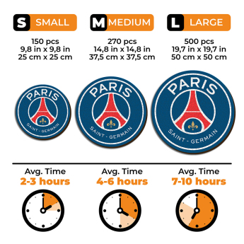 Paris Saint Germain dřevěné puzzle Crest 500 pcs