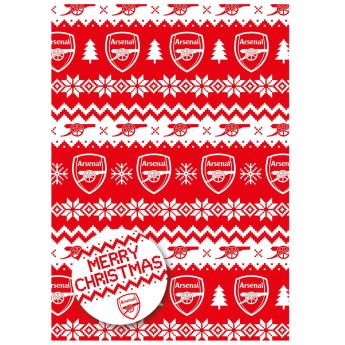 FC Arsenal balící papír Christmas 2 pcs