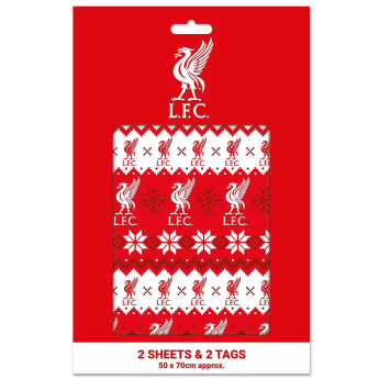 FC Liverpool balící papír Christmas 2 pcs