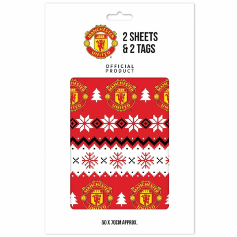 Manchester United balící papír Christmas 2 pcs