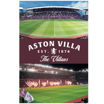 Aston Villa narozeninové přání 3D Lenticular