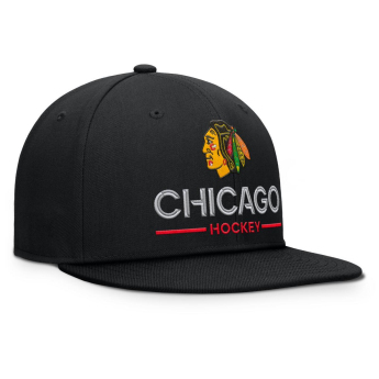 Chicago Blackhawks čepice flat kšiltovka Authentic Pro A/Cap Flat Brim Square Visor Structured Adjustable