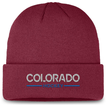Colorado Avalanche zimní čepice Authentic Pro A/Cap Cuffed