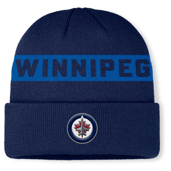 Winnipeg Jets zimní čepice Authentic Pro A/Cap Cuffed inscription