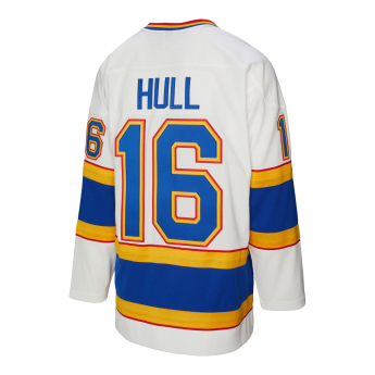 St. Louis Blues hokejový dres Brett Hull 1990 NHL White Jersey