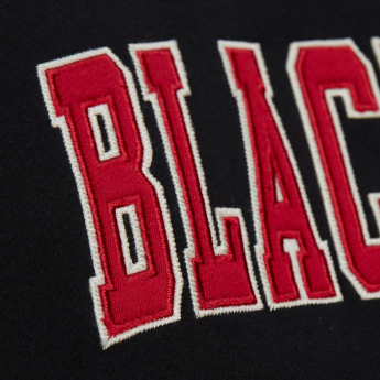 Chicago Blackhawks pánská mikina s kapucí Courtside Fleece Button Front Vintage Logo