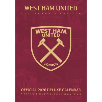West Ham United kalendář Deluxe 2026
