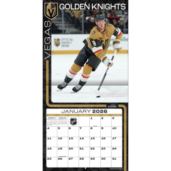 Vegas Golden Knights kalendář 2026 Wall