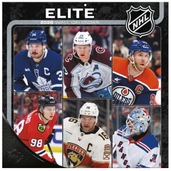 NHL produkty kalendář Elite 2026 Wall