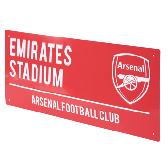FC Arsenal cedule na zeď Colour Street