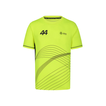 Mercedes AMG Petronas pánské tričko Lewis Hamilton Sports yellow F1 Team 2024