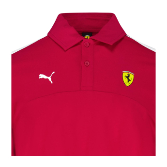 Ferrari pánské polo tričko Logo red F1 Team 2025