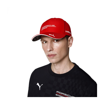 Porsche Motorsport čepice baseballová kšiltovka official Teamline Replica red 2025