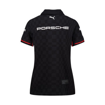 Porsche Motorsport dámské polo tričko official Teamline Replica black 2025