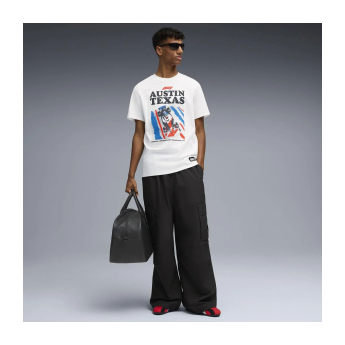 Formule 1 pánské tričko Austin GP white 2025