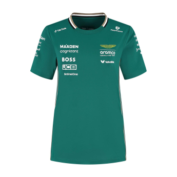 Aston Martin dámské tričko official Teamline Replica green F1 Team 2025