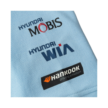 Hyundai Motorsport pánské polo tričko blue 2025