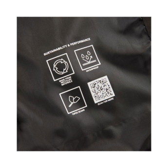 Toyota Gazoo Racing pánská bunda s kapucí Rain WRC official black 2025