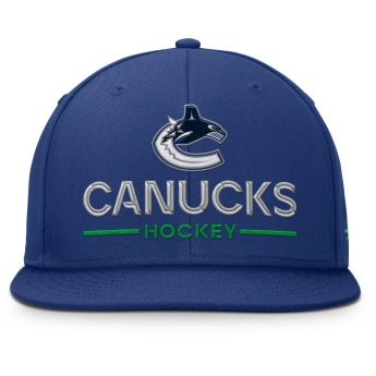 Vancouver Canucks čepice flat kšiltovka Authentic Pro A/Cap Flat Brim Square Visor Structured Adjustable