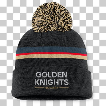 Vegas Golden Knights dámská zimní čepice Authentic Pro W/Cap Cuffed Pom Beanie