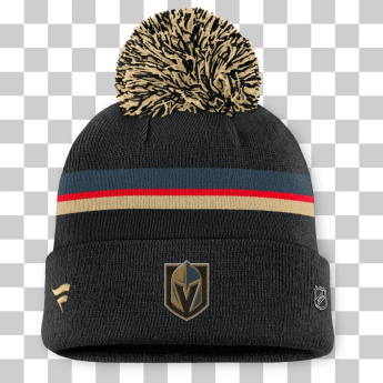 Vegas Golden Knights dámská zimní čepice Authentic Pro W/Cap Cuffed Pom Beanie