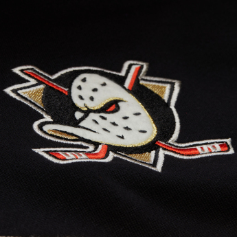 Anaheim Ducks pánská mikina s kapucí Courtside Fleece Button Front Current Logo