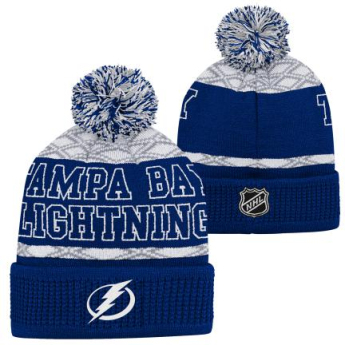 Tampa Bay Lightning dětská zimní čepice Puck Pattern Cuffed Pom