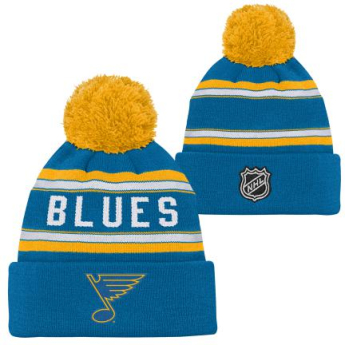 St. Louis Blues dětská zimní čepice Jacquard Cuffed Knit With Pom