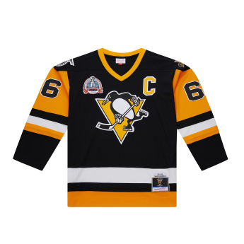 Pittsburgh Penguins hokejový dres Mario Lemieux 1991 NHL Dark Jersey