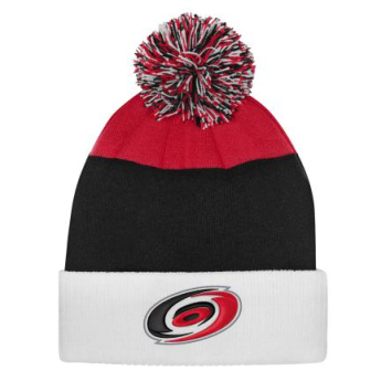 Carolina Hurricanes dětská zimní čepice Essentials Cuffed Knit W Pom