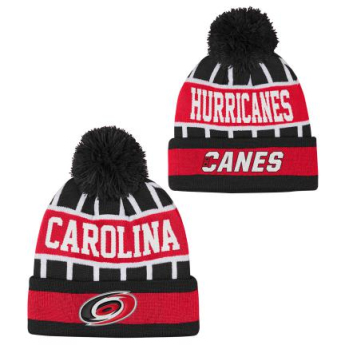 Carolina Hurricanes dětská zimní čepice Go Fast Cuffed Knit W Pom