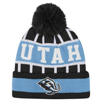 Utah Hockey Club dětská zimní čepice Go Fast Cuffed Knit W Pom