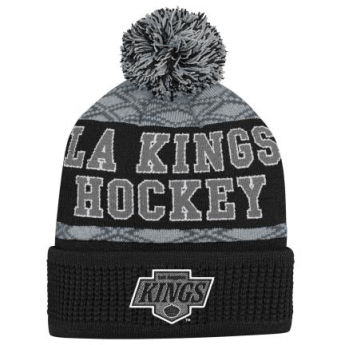 Los Angeles Kings dětská zimní čepice Puck Pattern Cuffed Pom