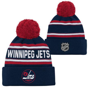 Winnipeg Jets dětská zimní čepice 3Rd Jersey Jacquard Cuff Pom
