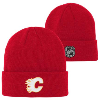 Calgary Flames dětská zimní čepice Cuffed Knit