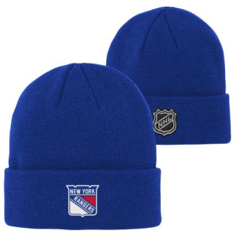 New York Rangers dětská zimní čepice Cuffed Knit blue