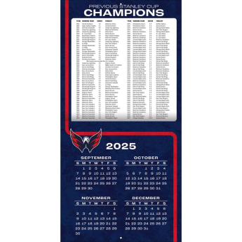 Washington Capitals kalendář 2026 Wall