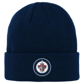 Winnipeg Jets dětská zimní čepice Cuffed Knit navy