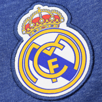 Real Madrid pánská mikina s kapucí Zip azul