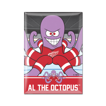 Detroit Red Wings magnetka Metal Mascot