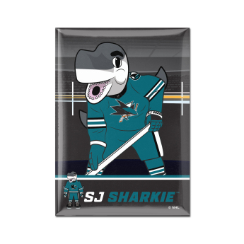 San Jose Sharks magnetka Metal Mascot