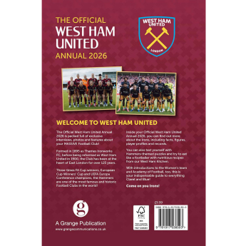West Ham United kniha ročenka 2026