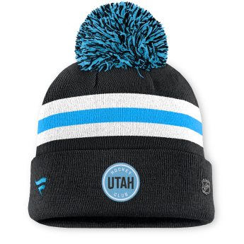 Utah Hockey Club dámská zimní čepice Authentic Pro W/Cap Cuffed Pom Beanie