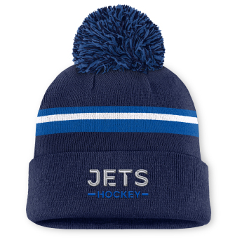 Winnipeg Jets dámská zimní čepice Authentic Pro W/Cap Cuffed Pom Beanie