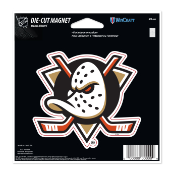 Anaheim Ducks magnetka Die Cut
