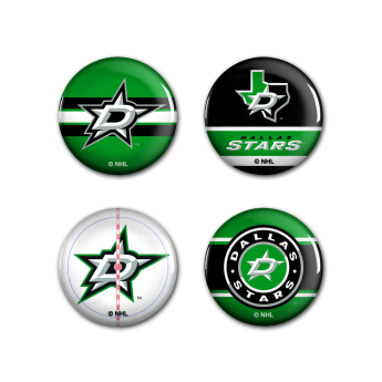 Dallas Stars placka Button 4 Pack