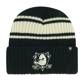 Anaheim Ducks zimní čepice Harbor Stripe 47 Cuff Knit Black