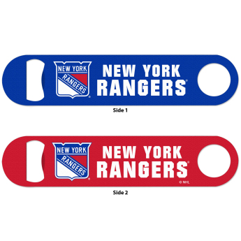 New York Rangers otvírák Metal 2 Sided