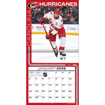 Carolina Hurricanes kalendář 2026 Wall
